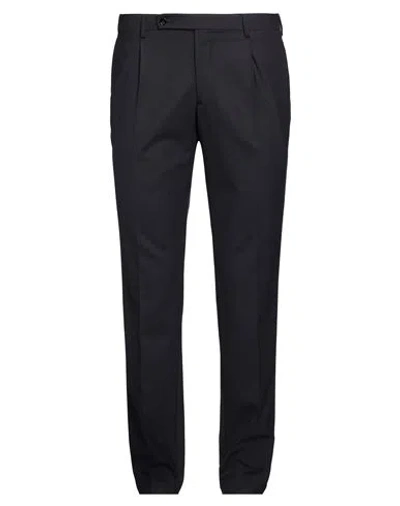Berwich Man Pants Midnight Blue Size 38 Polyester, Virgin Wool, Elastane In Black