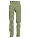 Berwich Man Pants Military Green Size 28 Cotton, Elastane