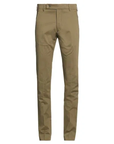 Berwich Man Pants Military Green Size 28 Cotton, Elastane