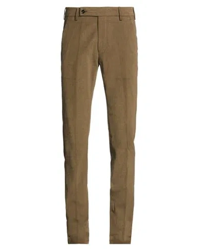 Berwich Man Pants Military Green Size 30 Cotton, Elastane