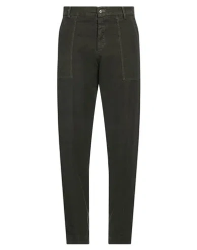 Berwich Man Pants Military Green Size 32 Cotton, Elastane