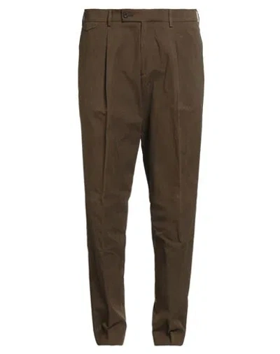 Berwich Man Pants Military Green Size 34 Cotton, Polyester, Nylon In Brown