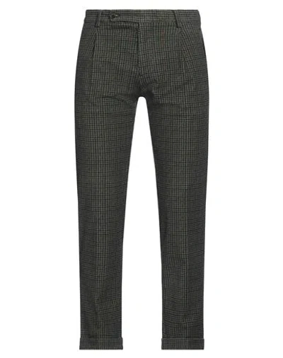 Berwich Man Pants Military Green Size 36 Cotton, Elastane