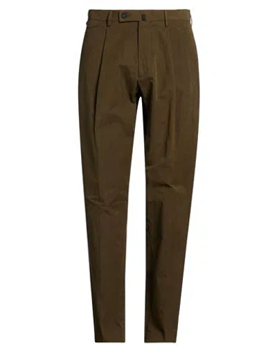 Berwich Man Pants Military Green Size 36 Cotton, Polyester, Nylon In Burgundy