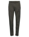 Berwich Man Pants Military Green Size 38 Cotton, Elastane