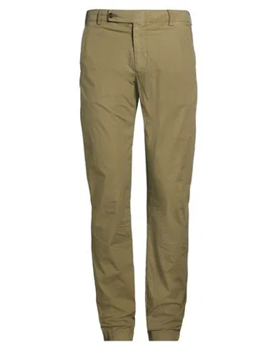Berwich Man Pants Military Green Size 38 Cotton, Lyocell, Elastane