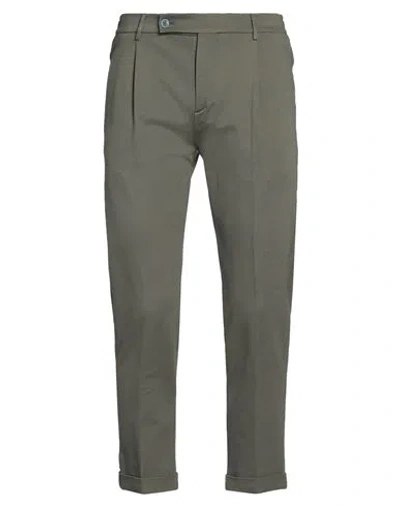Berwich Man Pants Military Green Size 36 Viscose, Polyamide, Elastane