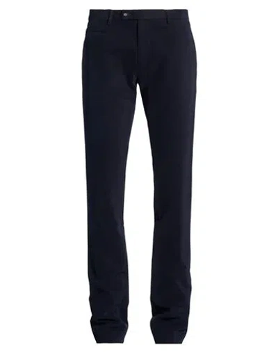 Berwich Man Pants Navy Size 28 Cotton In Blue