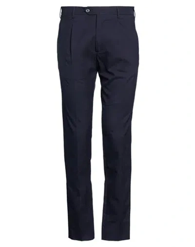 Berwich Man Pants Navy Size 28 Cotton, Wool, Elastane