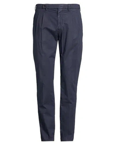 Berwich Man Pants Navy Size 30 Cotton, Lyocell, Elastane In Blue