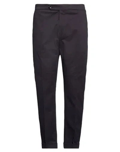 Berwich Man Pants Navy Size 36 Cotton, Elastane In Blue