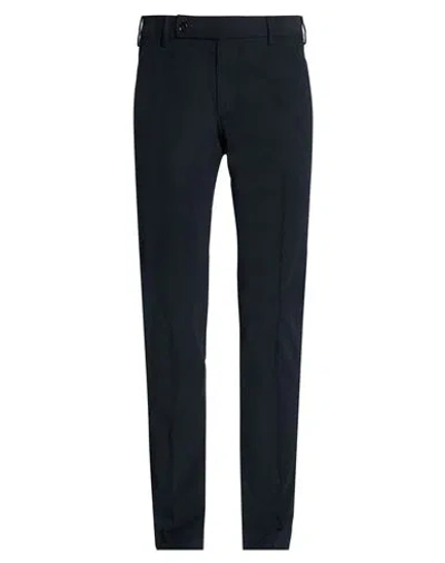 Berwich Man Pants Navy Size 42 Cotton, Elastane In Black