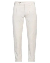 Berwich Man Pants Off White Size 32 Cotton, Elastane