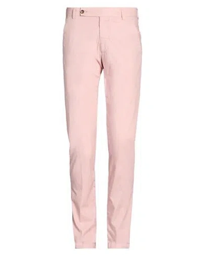 Berwich Man Pants Pink Size 28 Cotton, Lyocell, Elastane