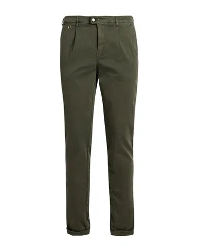 Berwich Man Pants Rust Size 30 Cotton, Elastane In Brown
