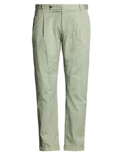 Berwich Man Pants Sage Green Size 38 Cotton, Elastane