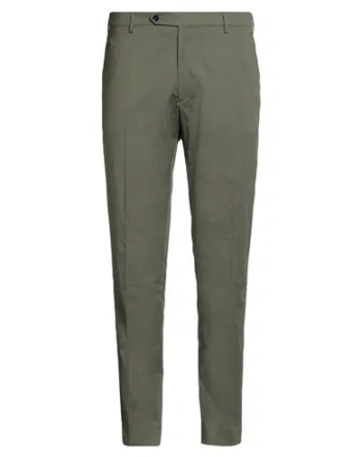 Berwich Man Pants Sage Green Size 42 Cotton, Elastane