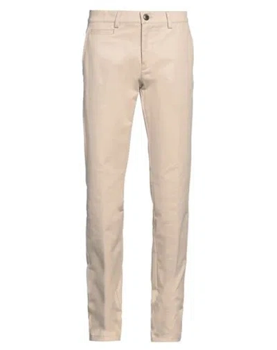 Berwich Man Pants Sand Size 30 Cotton, Elastane In Neutral