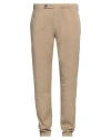 Berwich Man Pants Sand Size 44 Cotton, Elastane In Beige