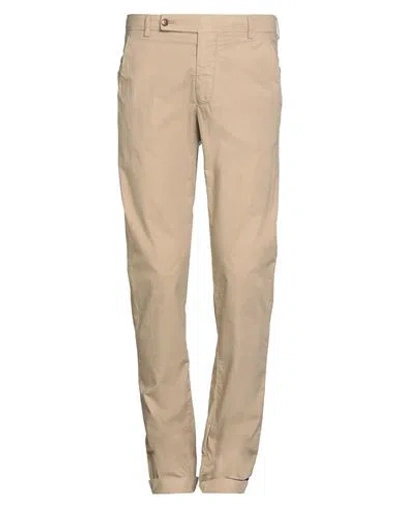 Berwich Man Pants Sand Size 30 Cotton, Lyocell, Elastane In Neutral