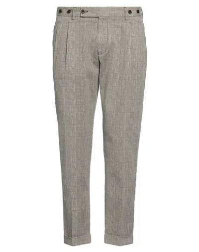 Berwich Man Pants Sand Size 36 Cotton, Elastane In Beige