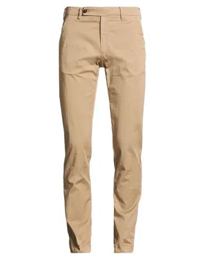 Berwich Man Pants Sand Size 38 Cotton, Elastane In Neutral