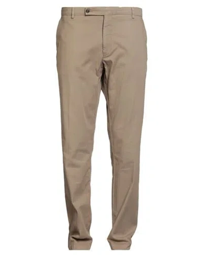 Berwich Man Pants Sand Size 44 Cotton, Lyocell, Elastane In Neutral