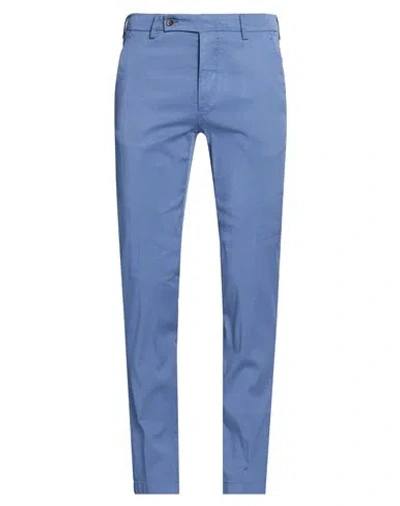 Berwich Man Pants Slate Blue Size 38 Lyocell, Cotton, Elastane