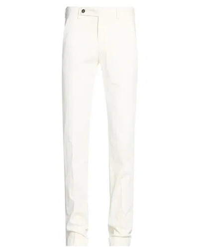 Berwich Man Pants White Size 30 Cotton, Elastane