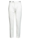 Berwich Man Pants White Size 36 Cotton, Lyocell, Elastane In White