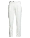 Berwich Man Pants White Size 36 Cotton, Lyocell, Elastane In White