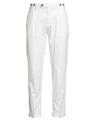 Berwich Man Pants White Size 36 Cotton, Lyocell, Elastane