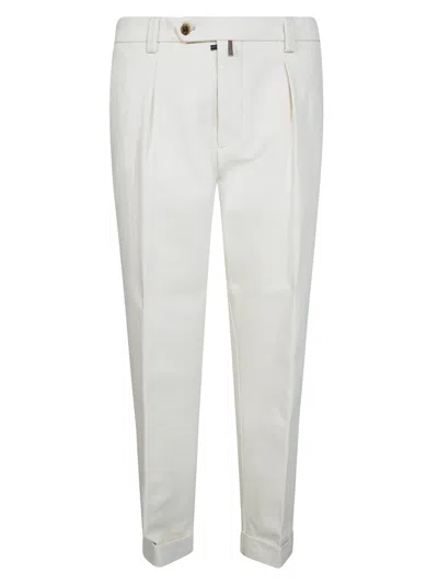 Berwich Men's Cotton Trousers In Gray