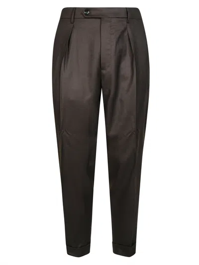 Berwich Men's Tailored Pants In Brown