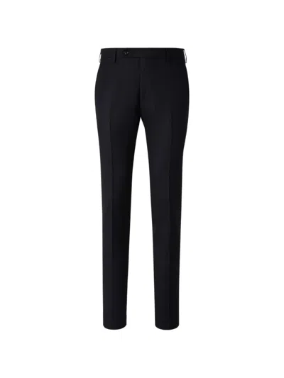 Berwich Wool Dress Trousers In Blue