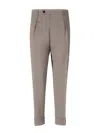 Berwich Relaxed Oversized Tailored Pants In Beige