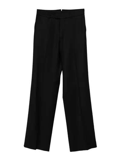 Berwich Patrizia Pressed-crease Wool Trousers In Animal Print