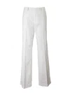 Berwich Pressed-crease Palazzo Pants In White