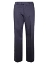 Berwich Trousers Back Pockets Belt Loops Side Pockets In Blue