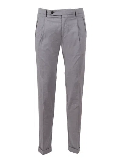 Berwich Pantalone Retrolong-gd Grigio In Gray