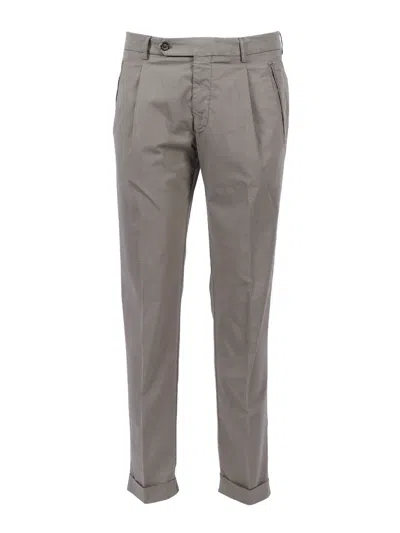 Berwich Pantalone Retrolong-gd Verde In Gray