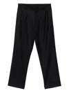 Berwich Pleated Wool Trousers In Blue