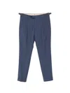 Berwich Striped-pattern Tailored Trousers In Blue