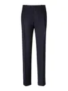 Berwich Belt-loop Trousers In Dark Blue