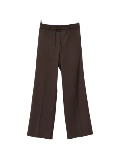 Berwich Patrizia Drawstring-fastening Trousers In Brown