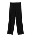 Berwich Pleated Straight-leg Trousers In Black