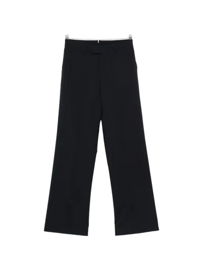 Berwich Patrizia Pressed-crease Wool Trousers In Animal Print