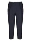 Berwich Pleat-detailed Trousers In Blue