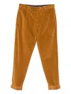Berwich Pleated Corduroy Trousers In Multi