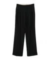 Berwich Pleated-cuffed Trousers In Black